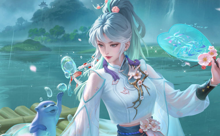 王者荣耀上官婉儿春霖将至皮肤